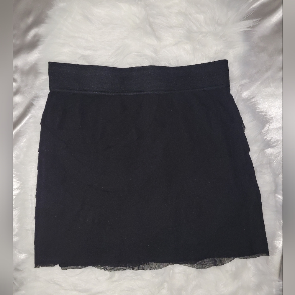 Black Sheer Skirt